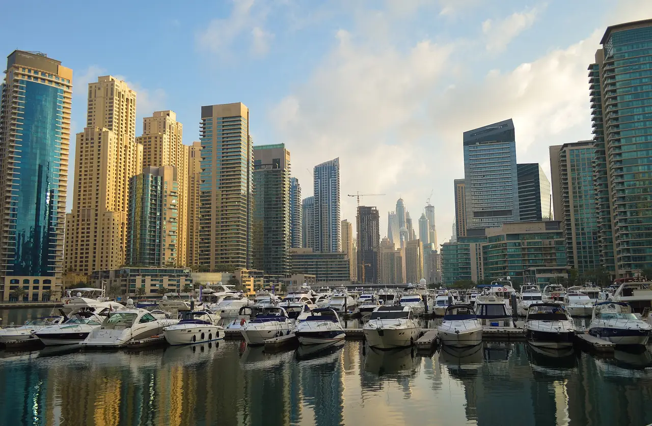 ภาพสหรัฐอาหรับเอมิเรตส์: ดูไบมารีนา JBR 2569: The Beach รถราง เรือแท็กซี่ Ain Dubai