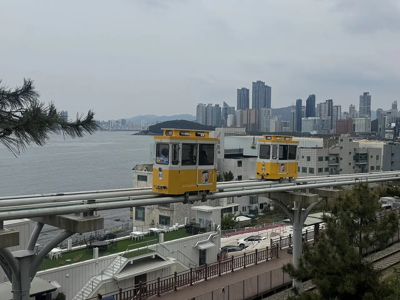 ภาพประกอบ เกาหลีใต้: Haeundae Blue Line Park ปูซาน ราคา สกายแคปซูล ไปยังไง
