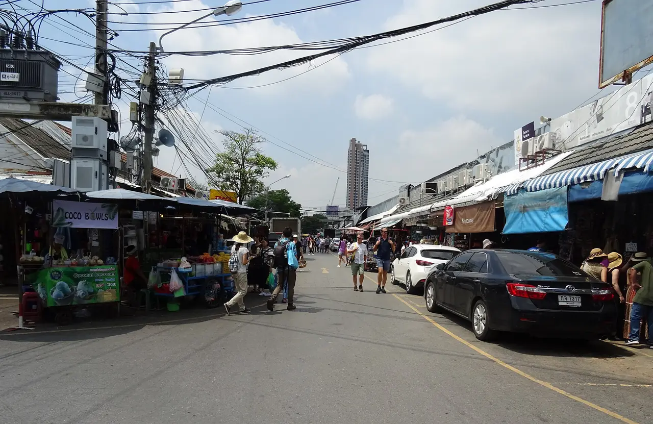Another section of the Chatuchak market, Bangkok