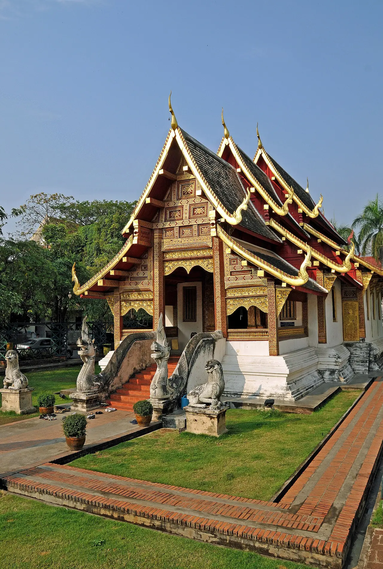 Wihan Lai Kham at Wat Phra Singh, Chiang Mai