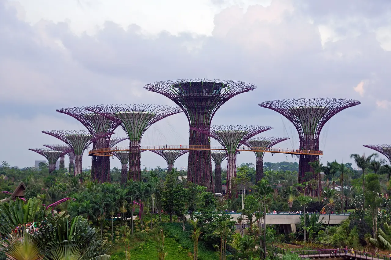 OCBC Skyway สะพานลอยเชื่อมซุปเปอร์ทรี สิงคโปร์
