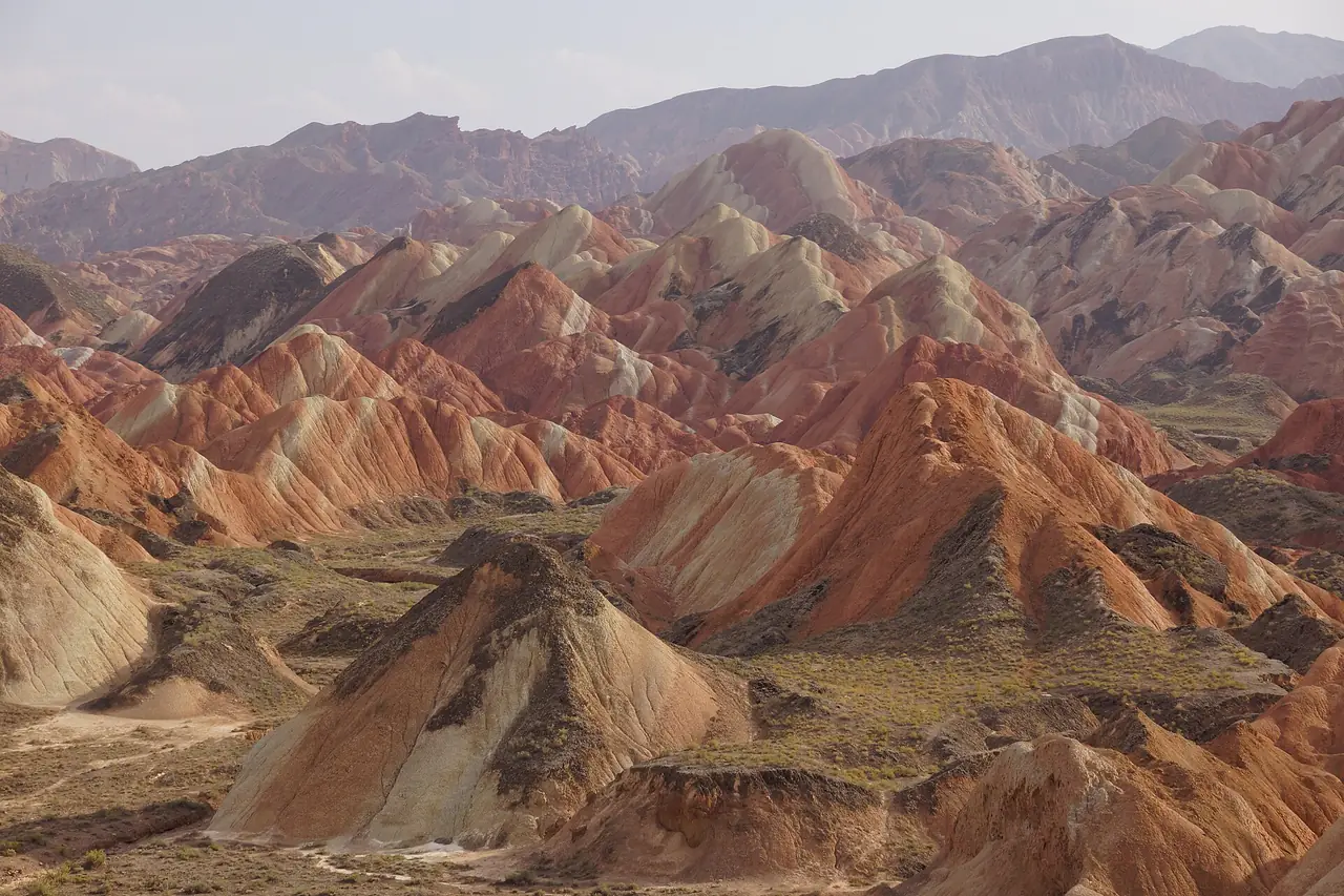 ภูเขาสีสันของอุทยานธรณีจางเย่ ภาพถ่ายโดย Terry Wu