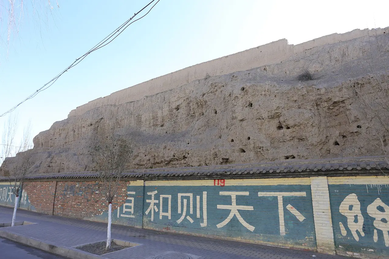 กำแพงเมืองโบราณกันโจว จางเย่ ภาพถ่ายโดย Zhangzhugang