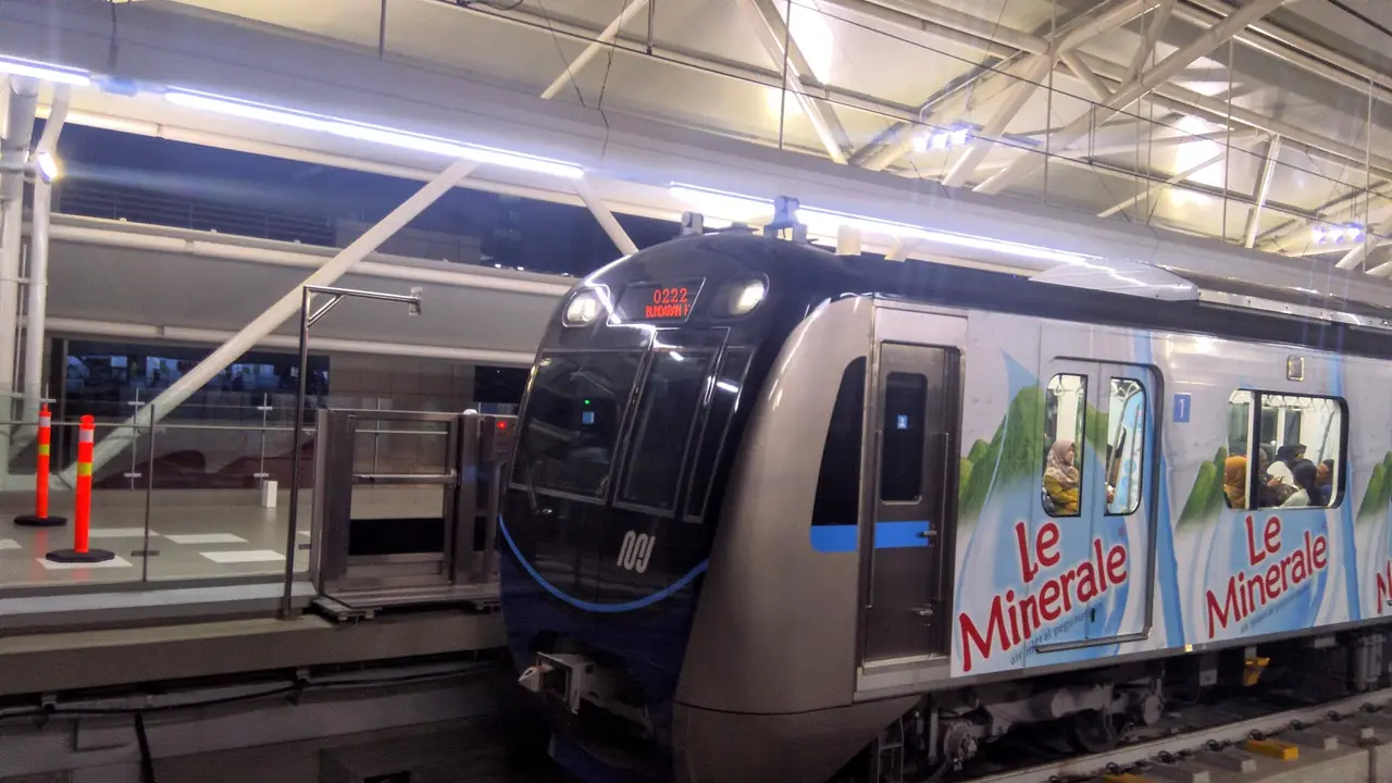 รถไฟ MRT Jakarta (ภาพบรรยากาศ)