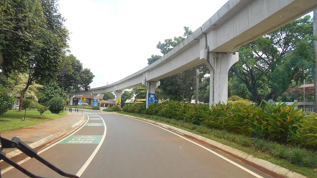ทางเดินในทามันมินิหลังปรับปรุง ปี 2567 (ภาพบรรยากาศ)