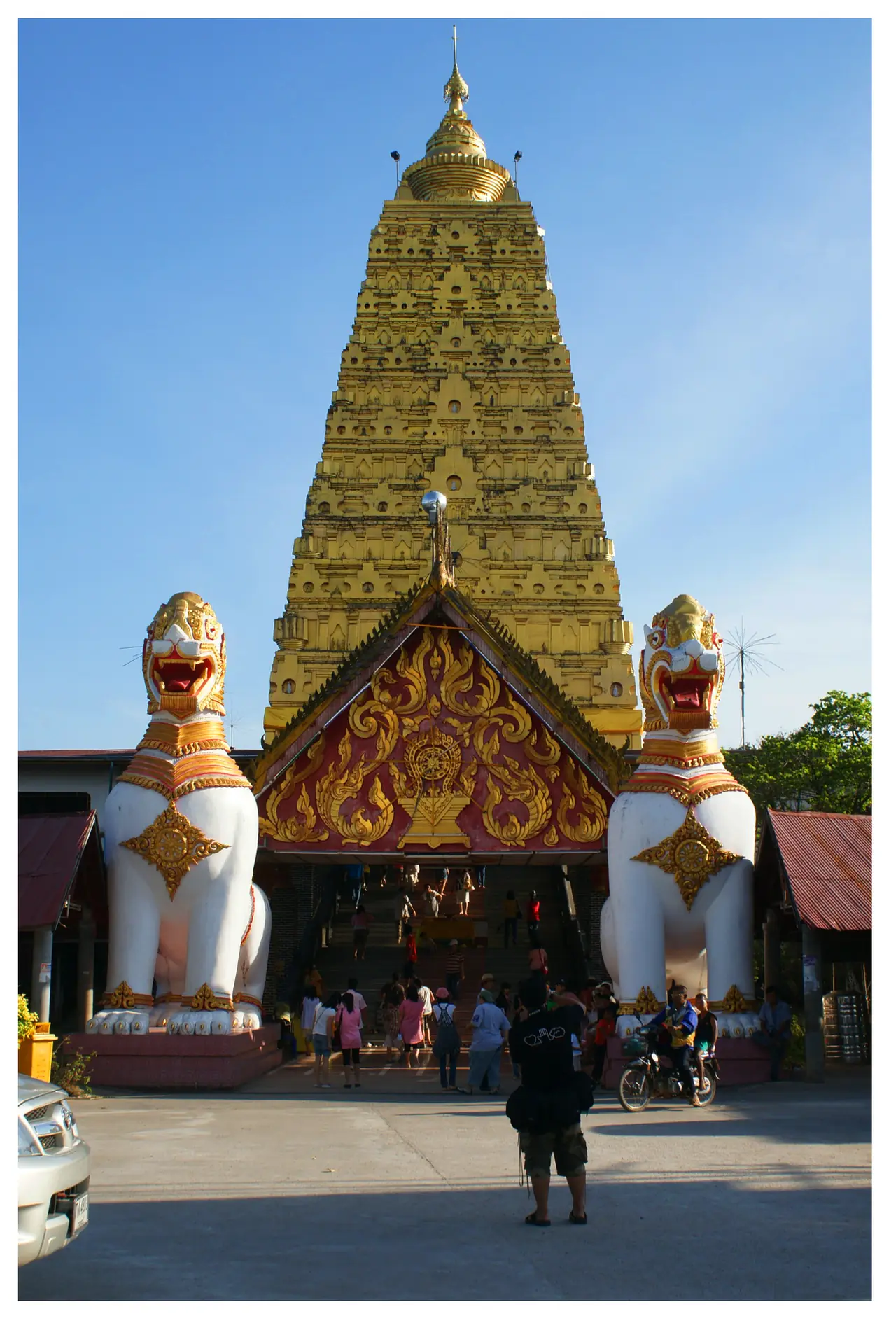 เจดีย์พุทธคยาในบริเวณวัดวังก์วิเวการาม ภาพถ่ายจาก Wikimedia Commons