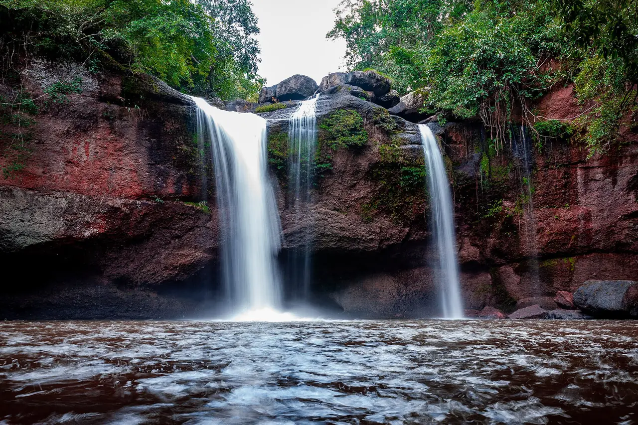 Haew Suwat Waterfall in Khao Yai National Park, Nakhon Ratchasima