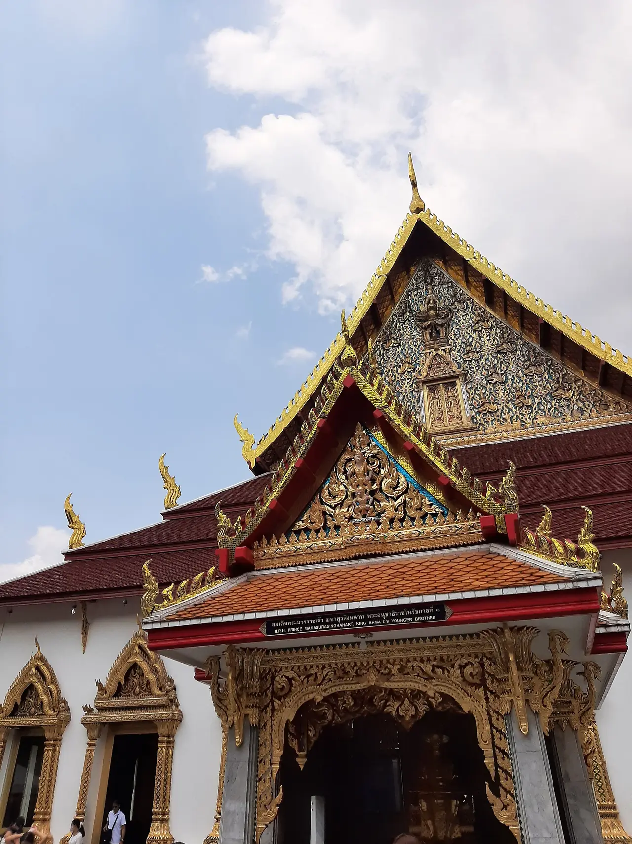 The ordination hall of Wat Chana Songkram, opposite Khao San Road