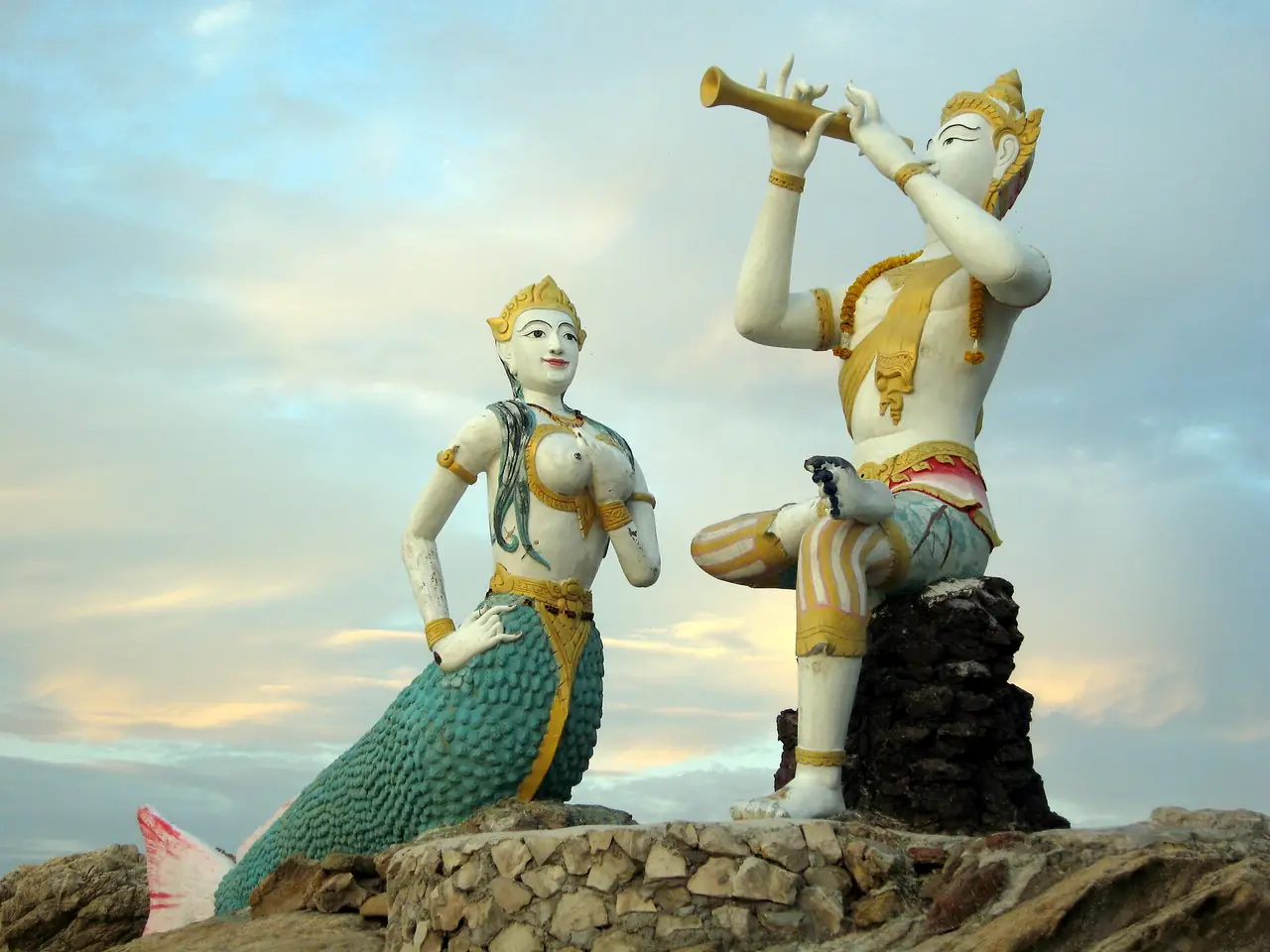 Statue at Hat Sai Kaew on Koh Samet
