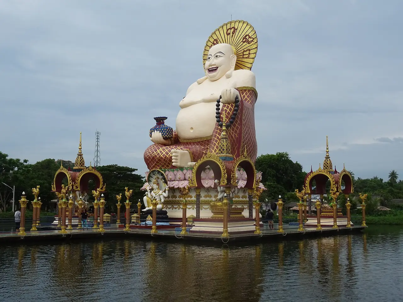 รูปพระสังกัจจายน์ที่วัดปลายแหลม ภาพถ่ายจาก Wikimedia Commons