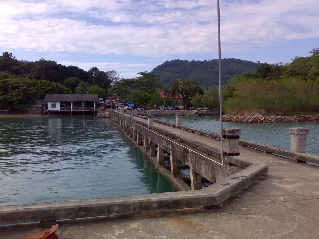 Pier on the north-east corner of Koh Yao Noi, one of the landing points for boats