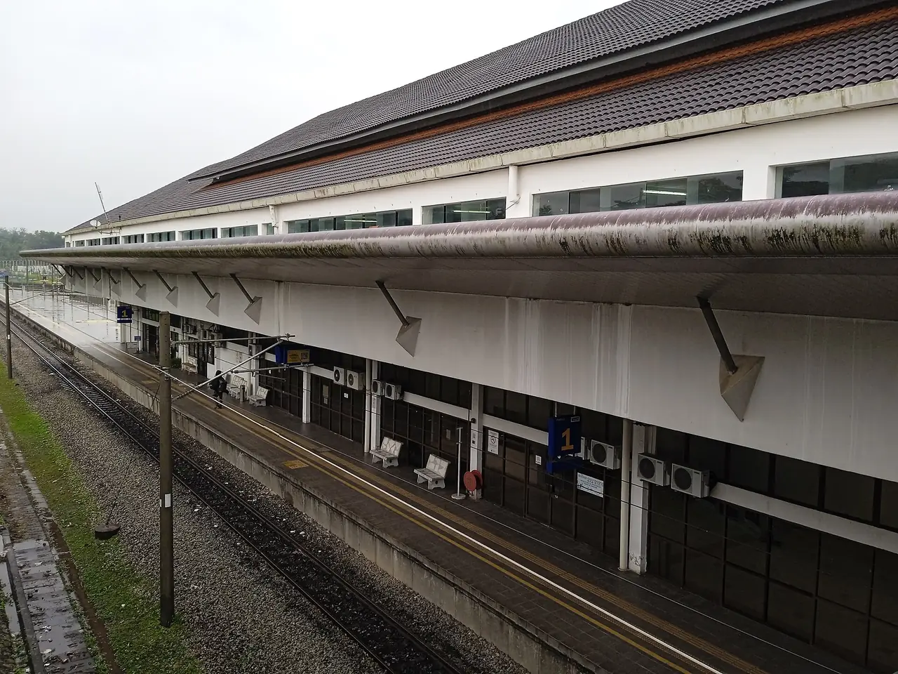 สถานีรถไฟ KTM Padang Besar ฝั่งมาเลเซีย ภาพภายนอกสถานี
