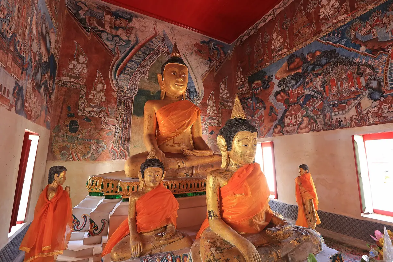 วัดวัง ตำบลลำปำ พัทลุง ภาพของ KOSIN SUKHUM จาก Wikimedia Commons ใบอนุญาต CC BY-SA 4.0