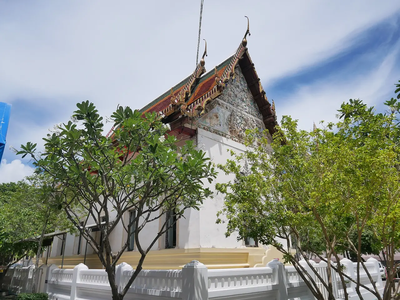 The wihan at Wat Pa Pradu in Rayong city