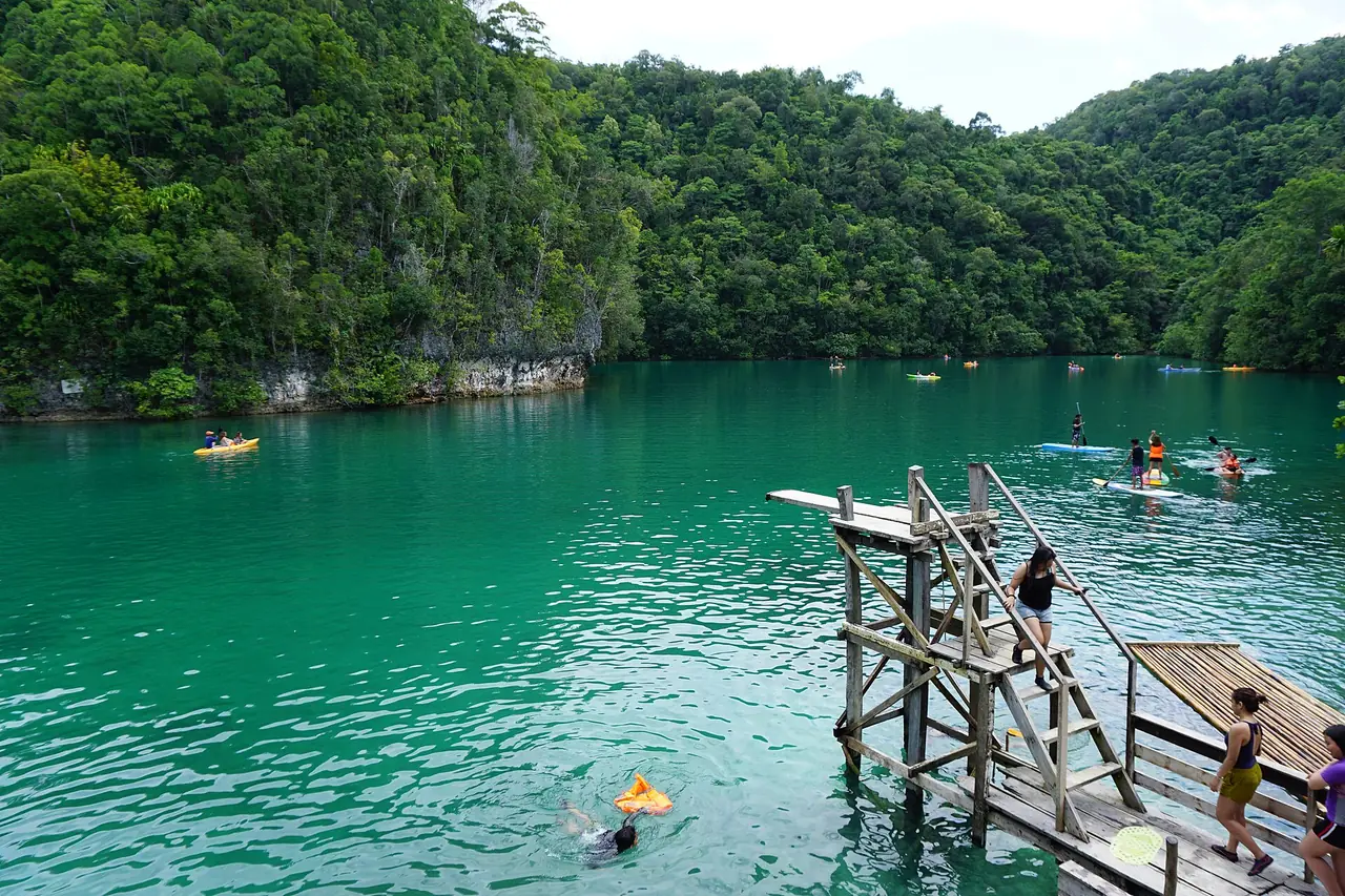 ภาพประกอบ ฟิลิปปินส์: Sugba Lagoon Magpupungko เซียร์เกา ค่าเข้า ทัวร์ทางบก