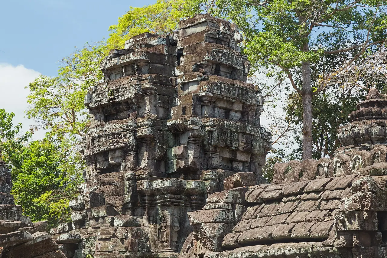ตาสม (Ta Som) ภาพบรรยากาศของปราสาท