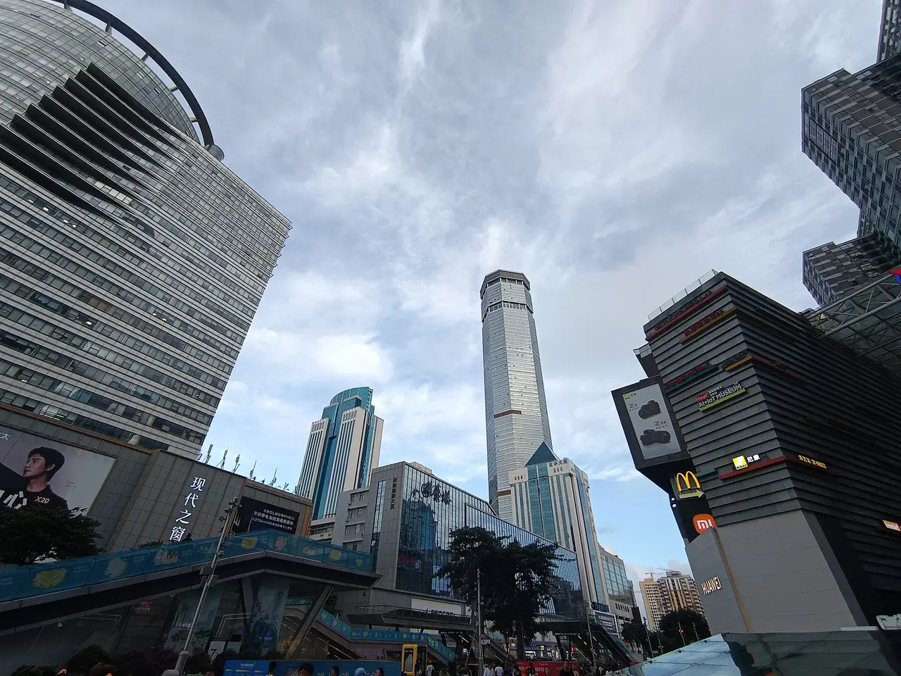 ย่านช้อปปิ้งหัวเฉียงเป่ย เซินเจิ้น ภาพถ่ายโดย Lyg 2001