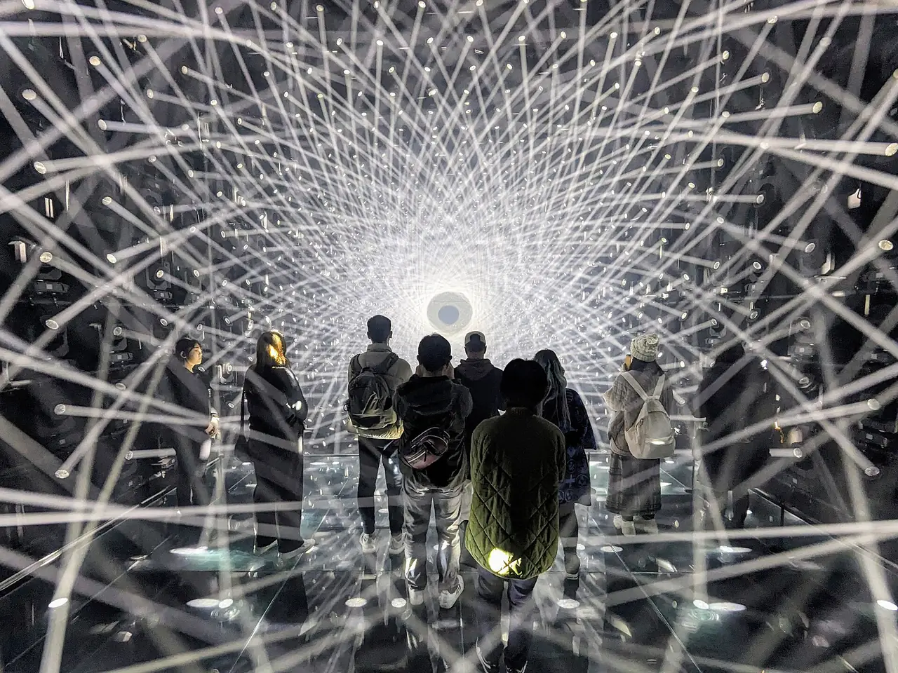 ประติมากรรมแสงที่ teamLab Borderless อาซาบุไดฮิลส์