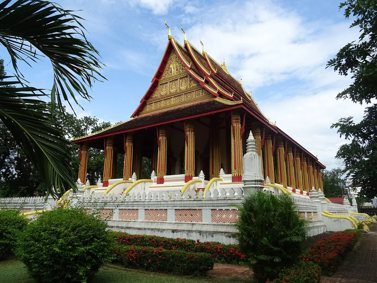 หอพระแก้วเวียงจันทน์ ผู้ถ่ายตั้งชื่อภาพว่า Haw Phra Kaew