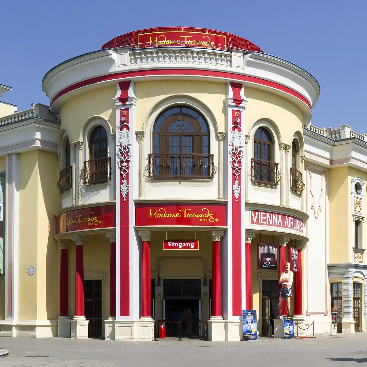 อาคาร Madame Tussauds Vienna ในพื้นที่ Prater ภาพจาก Wikimedia Commons ผู้ถ่าย Gugerell สัญญา CC0