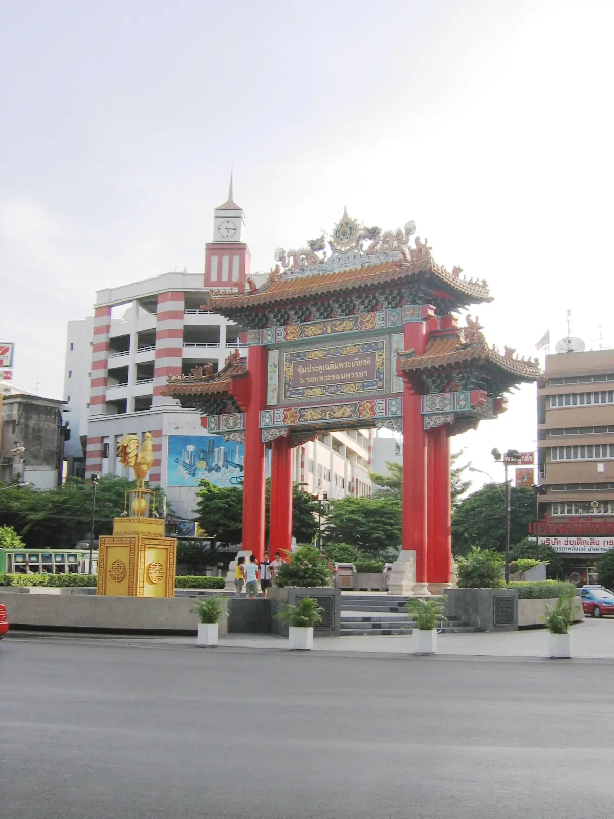 The Chinatown Gate at Odeon Circle, Yaowarat, Bangkok