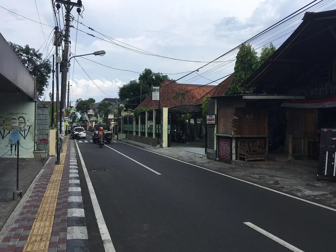ถนน Prawirotaman ย่านร้านอาหารและที่พักทางใต้ของเมืองยอกยาการ์ตา